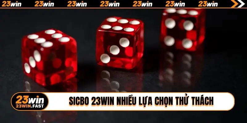 Sicbo 23WIN nhiều lựa chọn thử thách